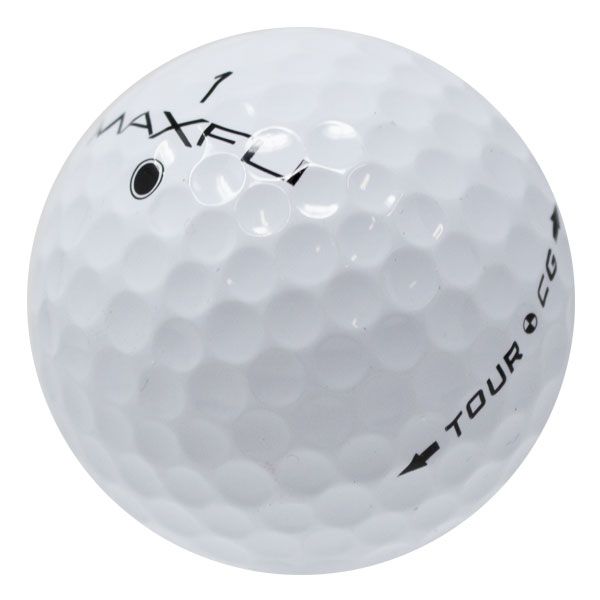 maxfli golf ball on white background